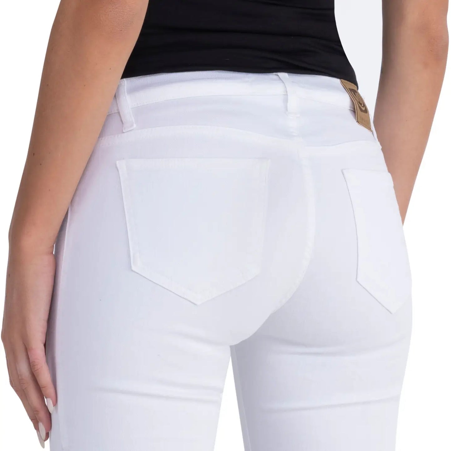 Witte zwangerschaps Jeans