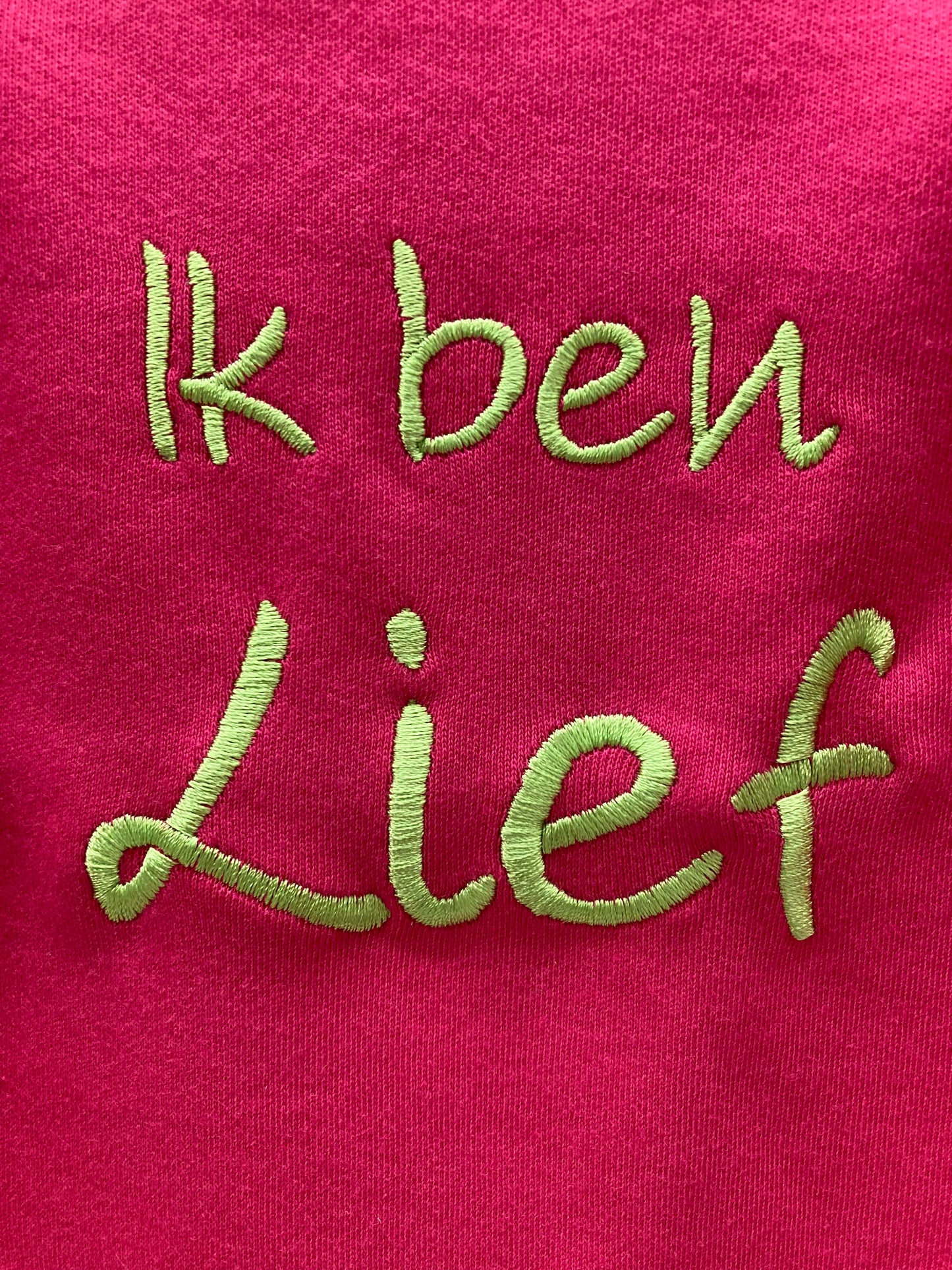 Body Fushia Ik ben lief
