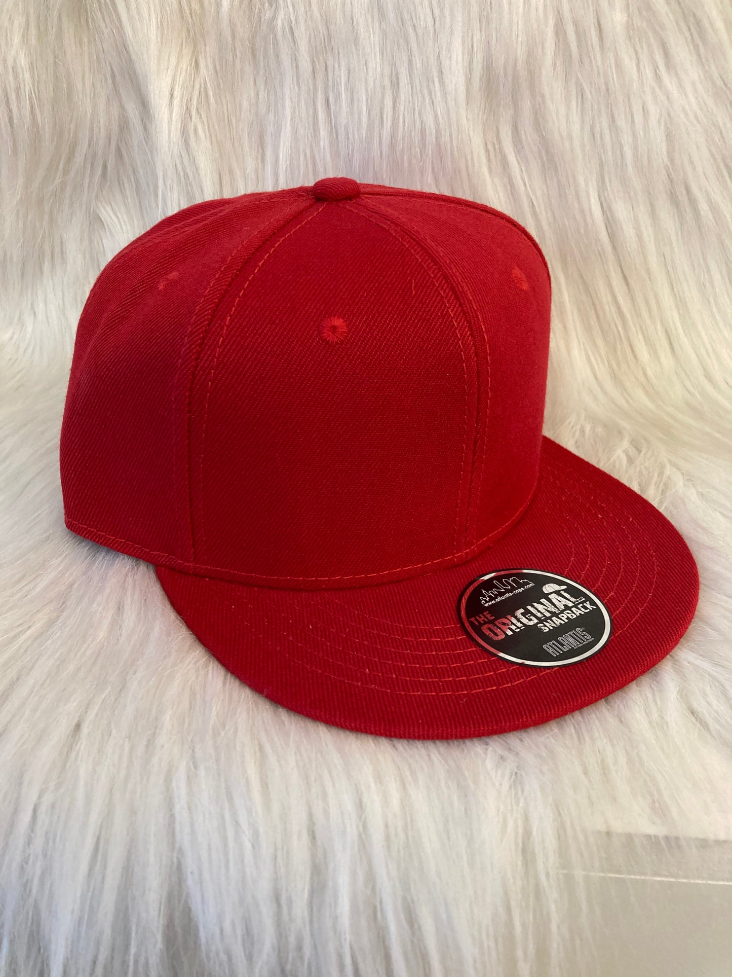 Snapback cap rood