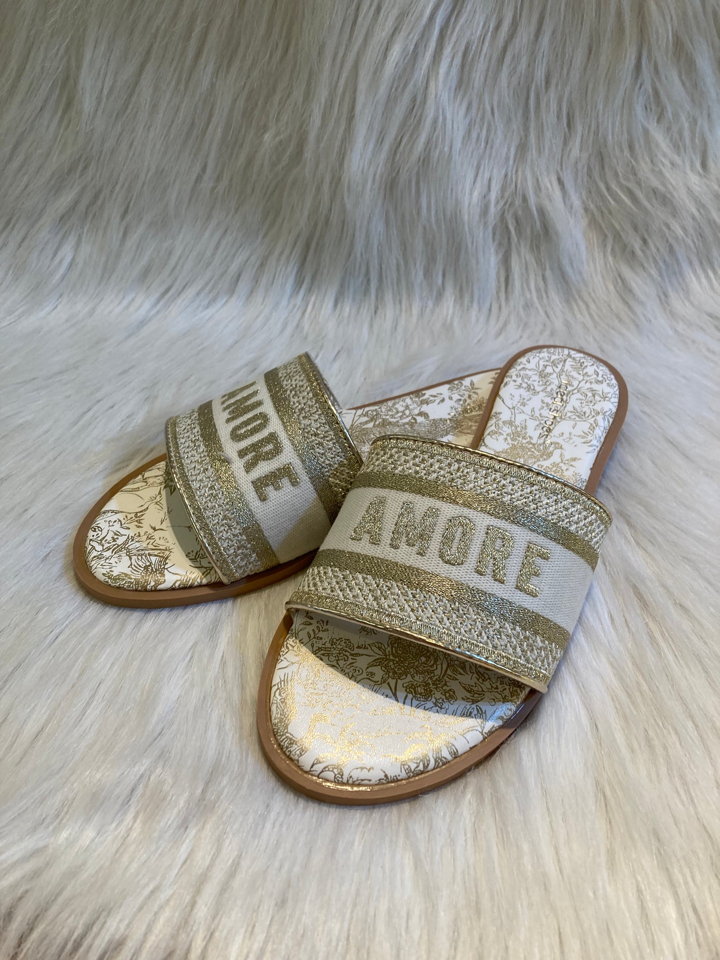 Amore Slippers goud