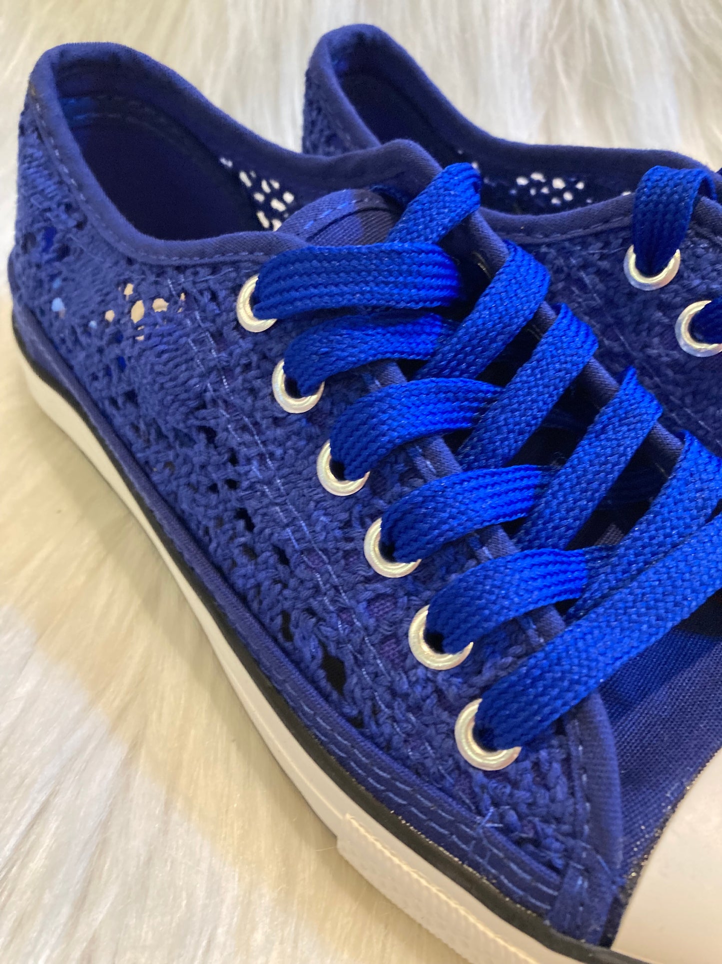 Classic sneaker kant koningsblauw