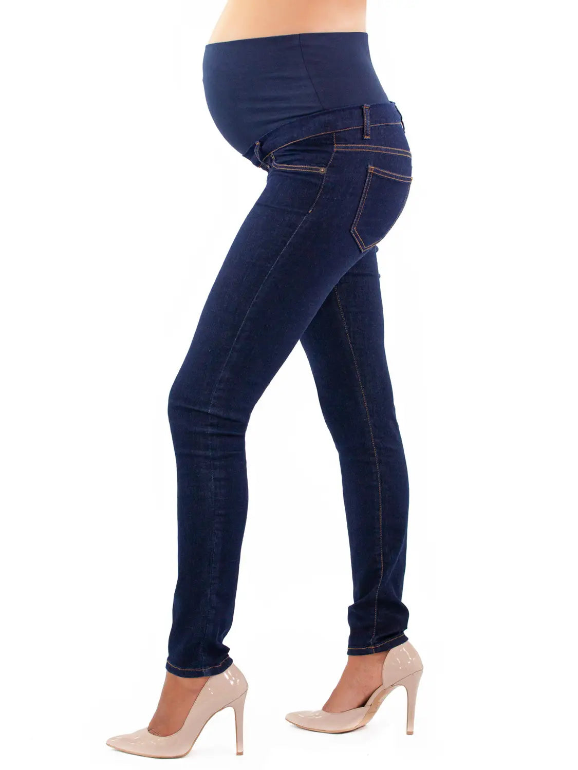 Zwangerschaps jeans donker blauw