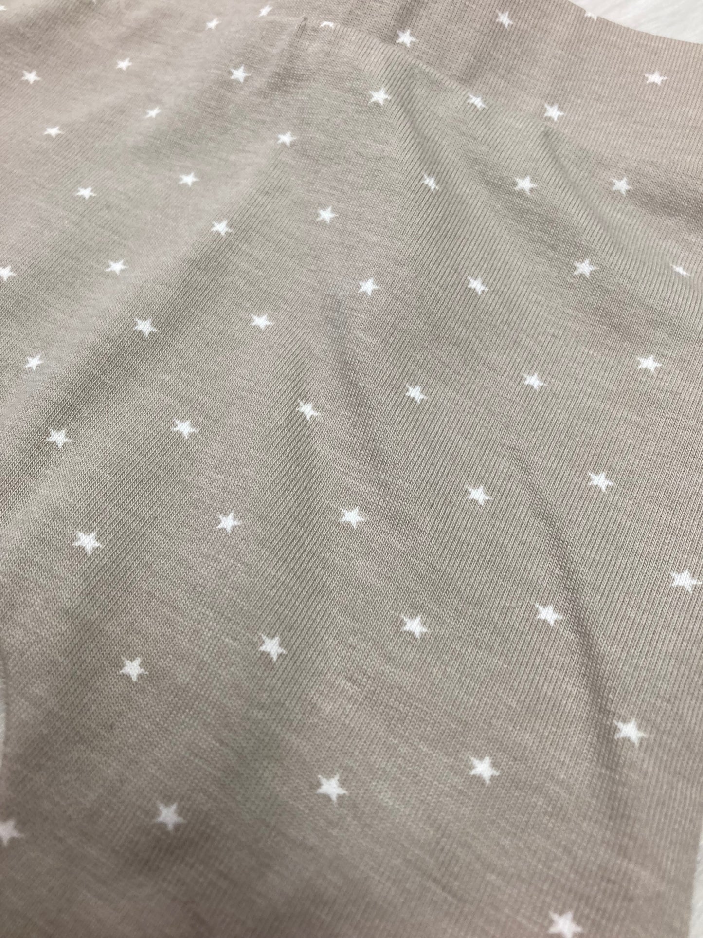 Jersey pants stars beige