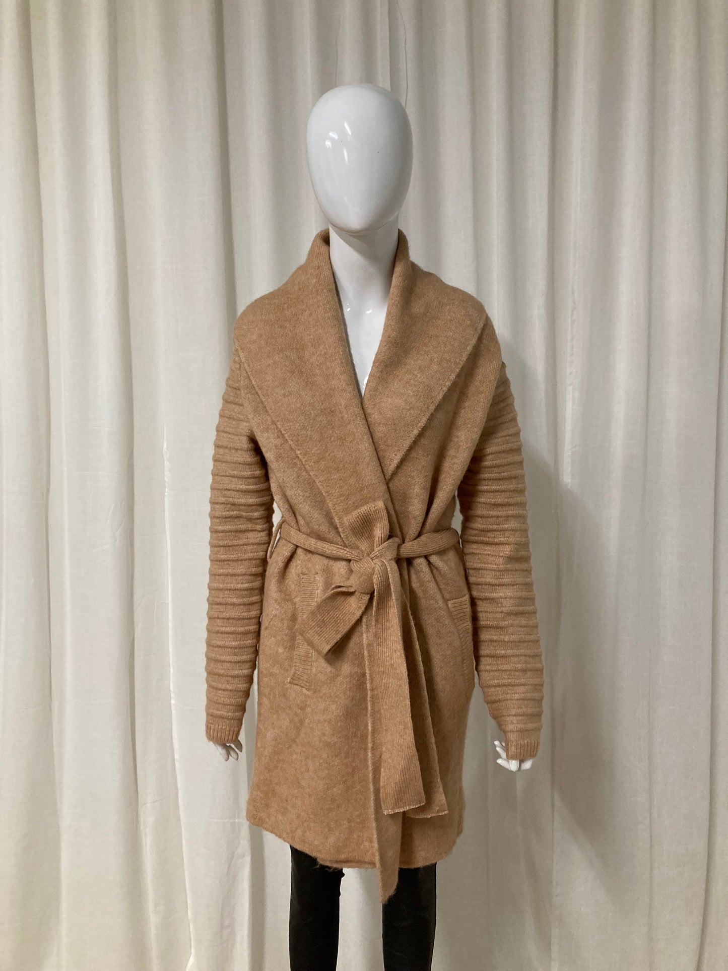 Long cardigan Camel