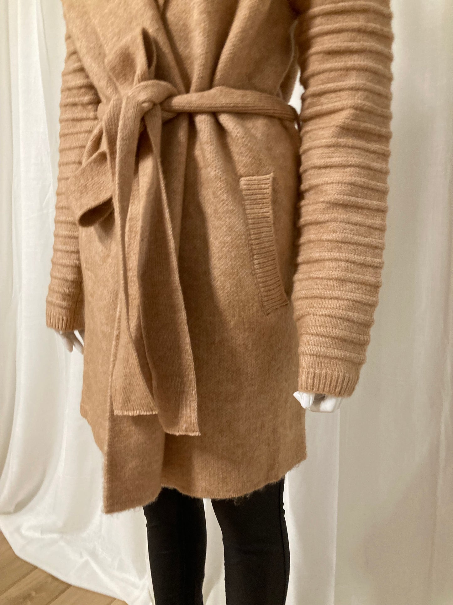 Long cardigan Camel