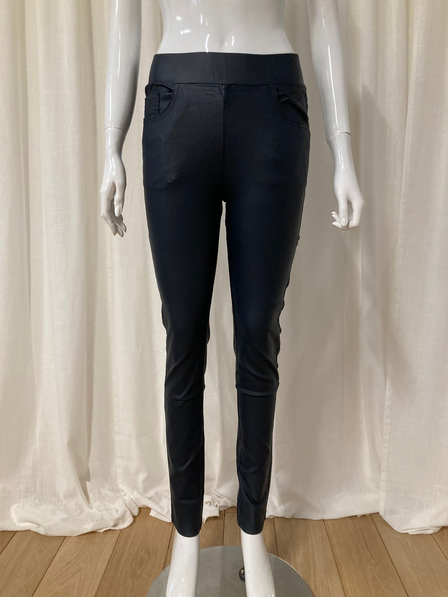 Navyblack leader pants 6891-2