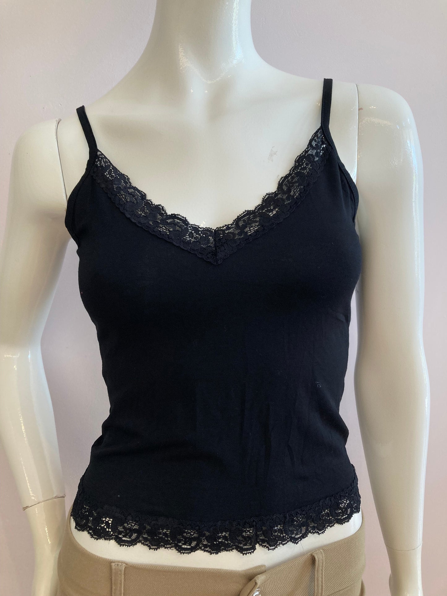 Tank top lace black