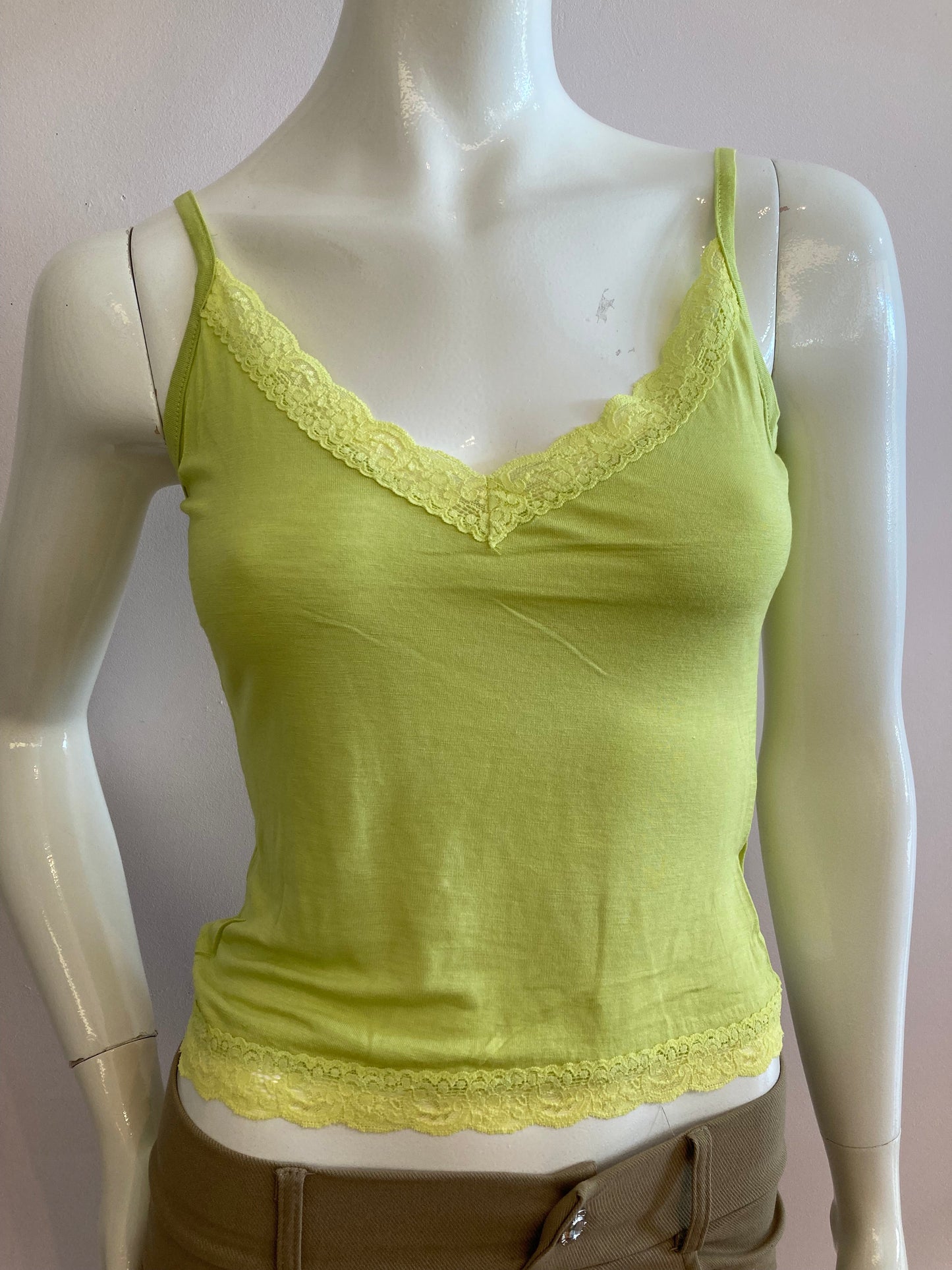 Tank top lace lemon