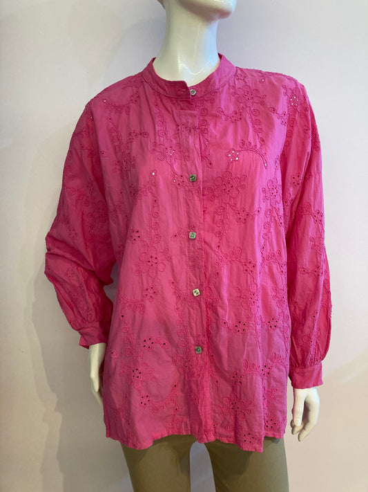 Blouse amelie fushia