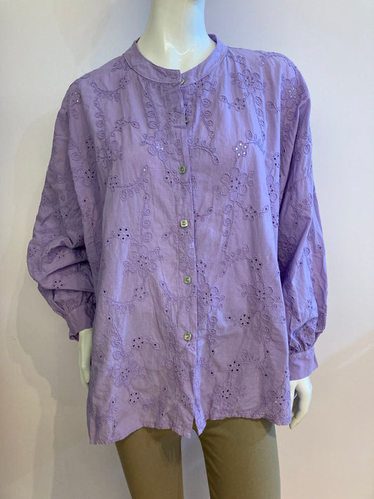 Blouse amelie paars