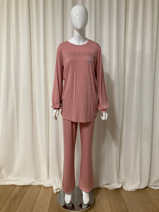 Pyjama Twinset Silver Pink 79699