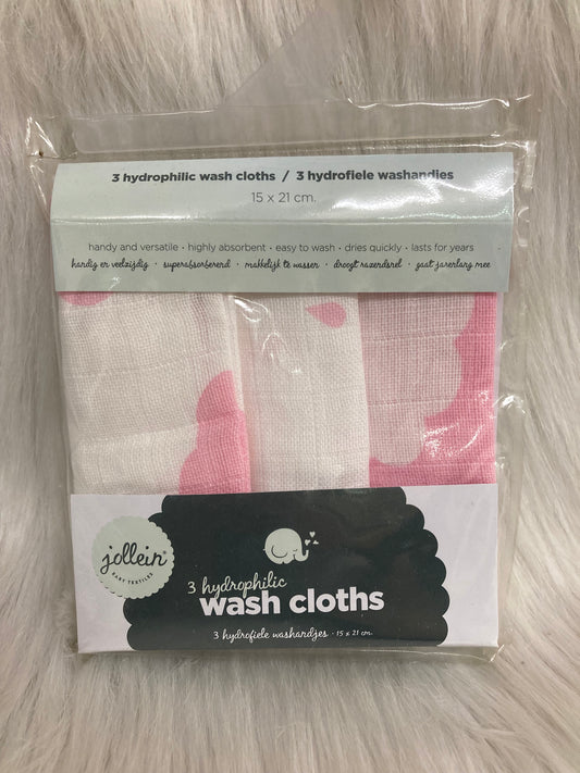 Hydrofiel washandje cloud roze