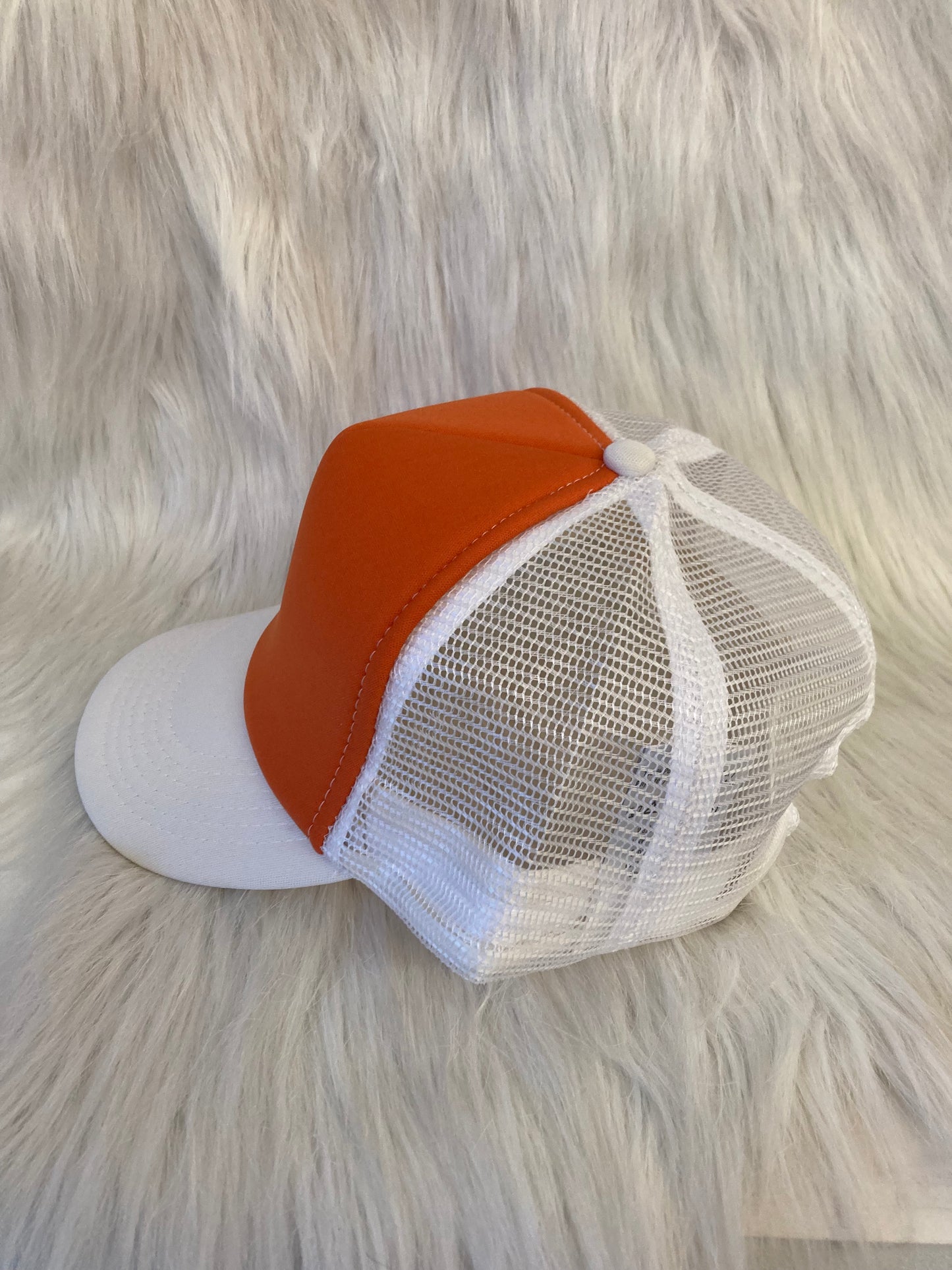 Truckercap Oranje/wit