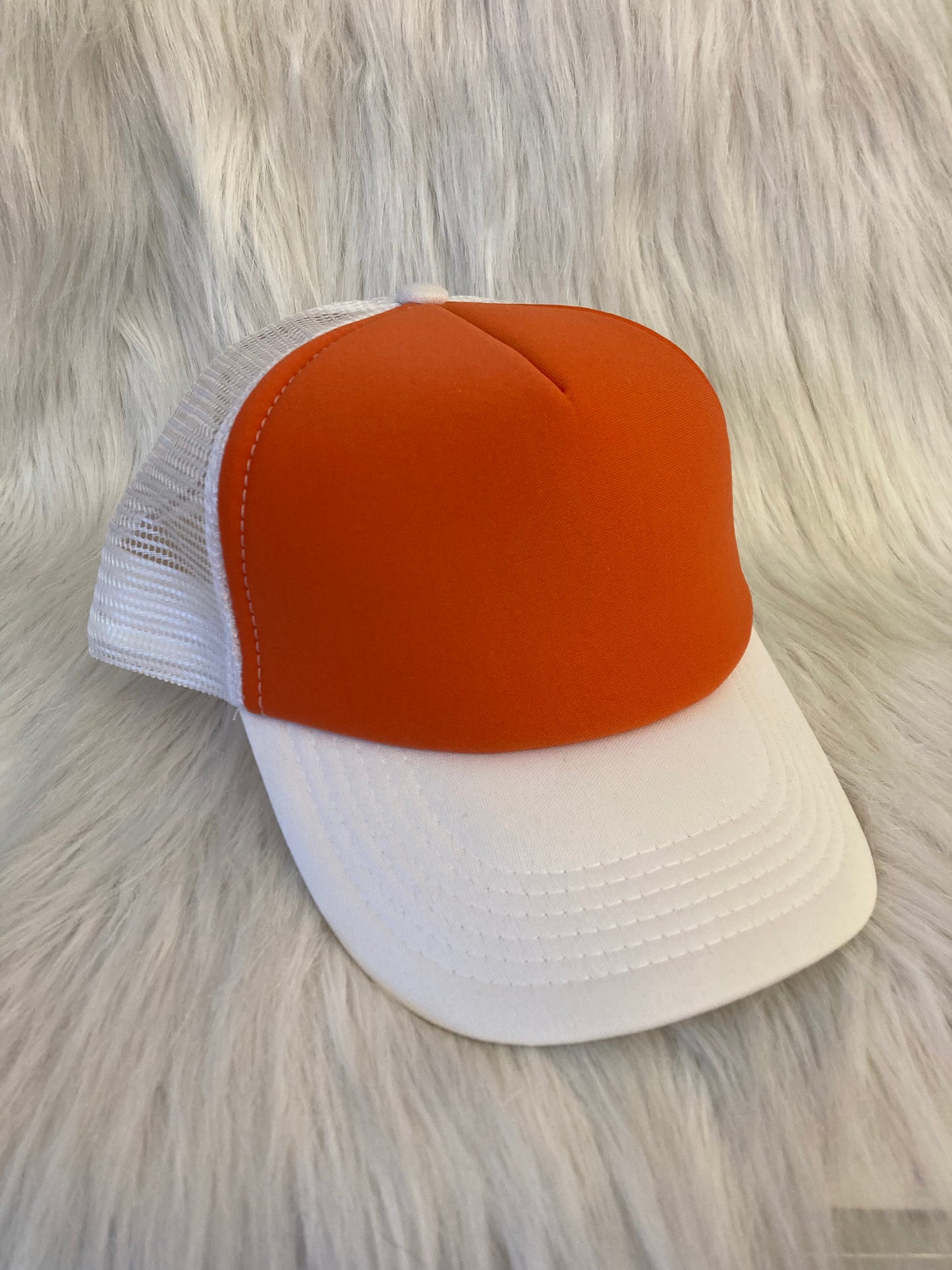 Truckercap Oranje/wit