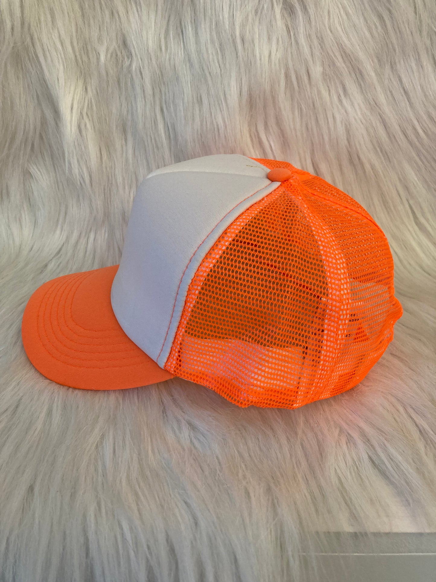 Truckercap fluo oranje