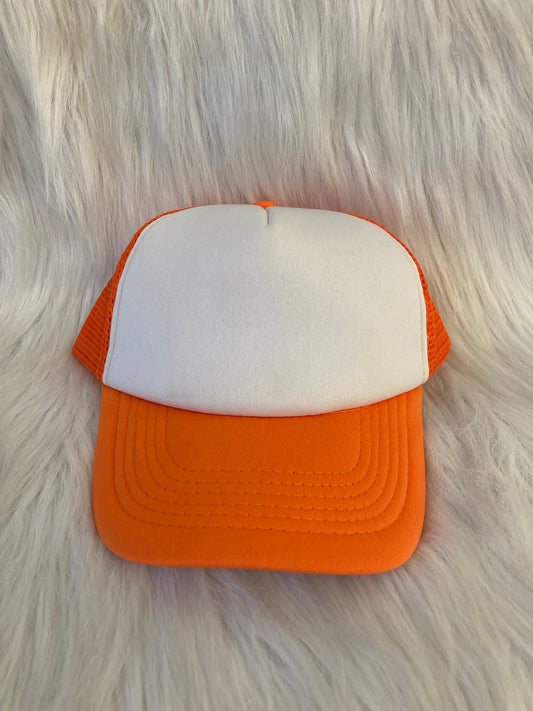 Truckercap oranje