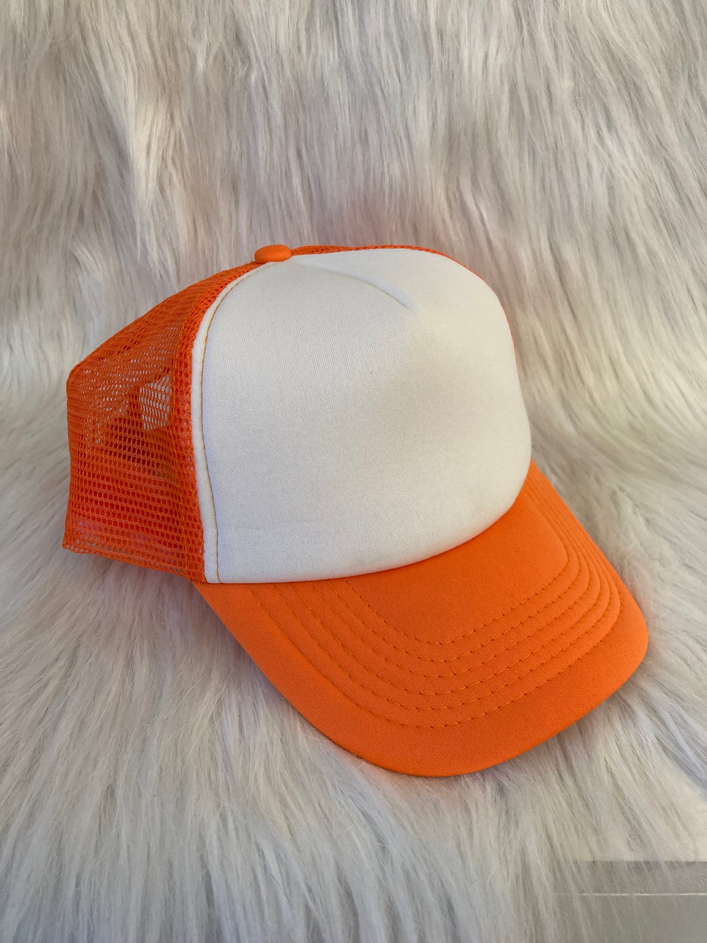 Truckercap oranje