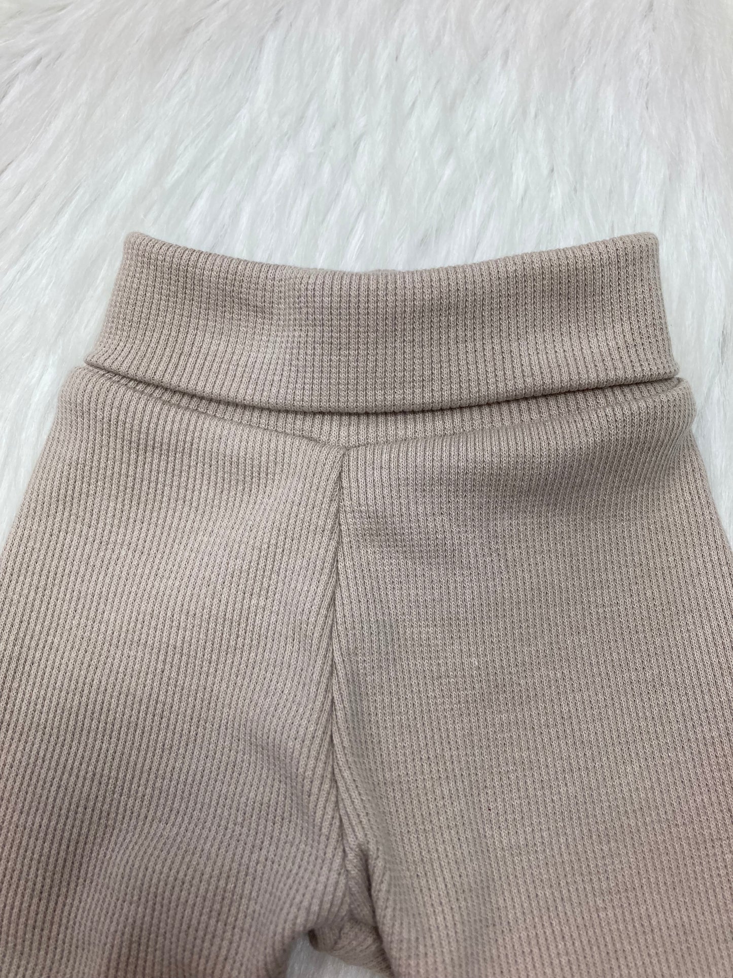 Baby Leggings with Feet warm gray