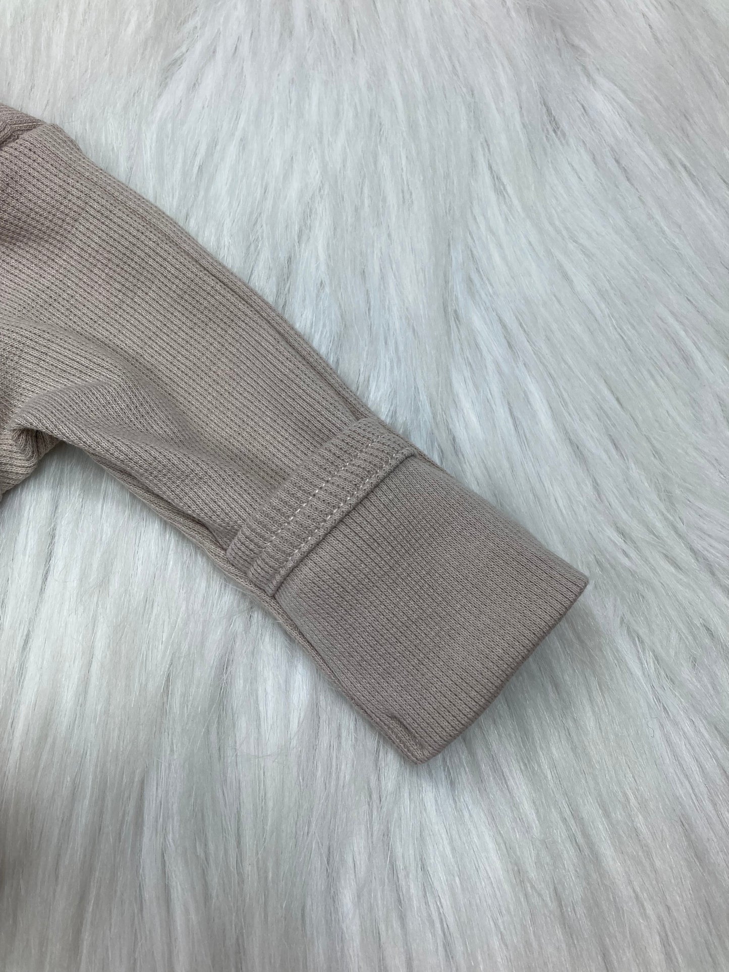 Longsleeve body wrap bodysuit taupe