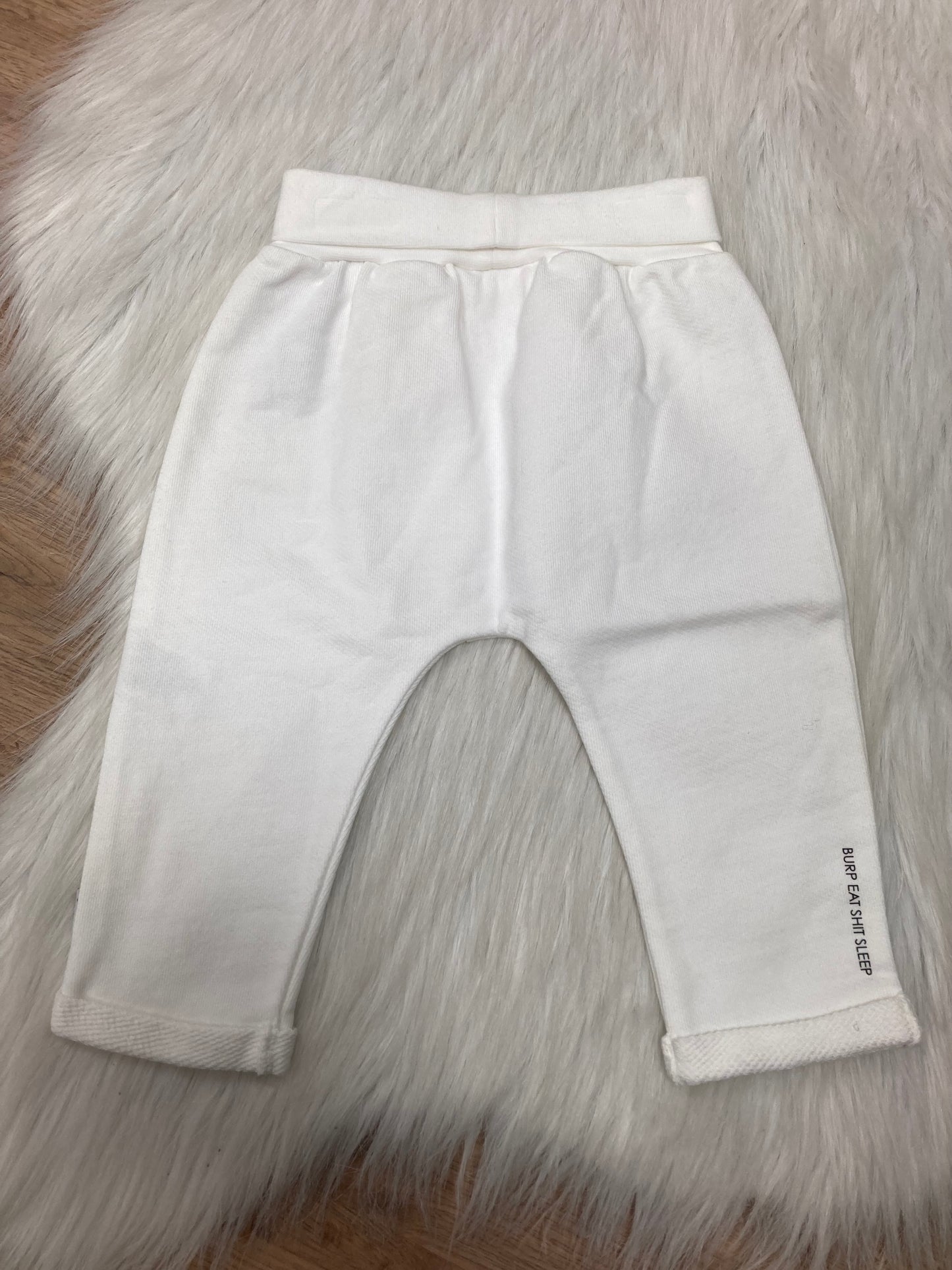 Pants unisex white