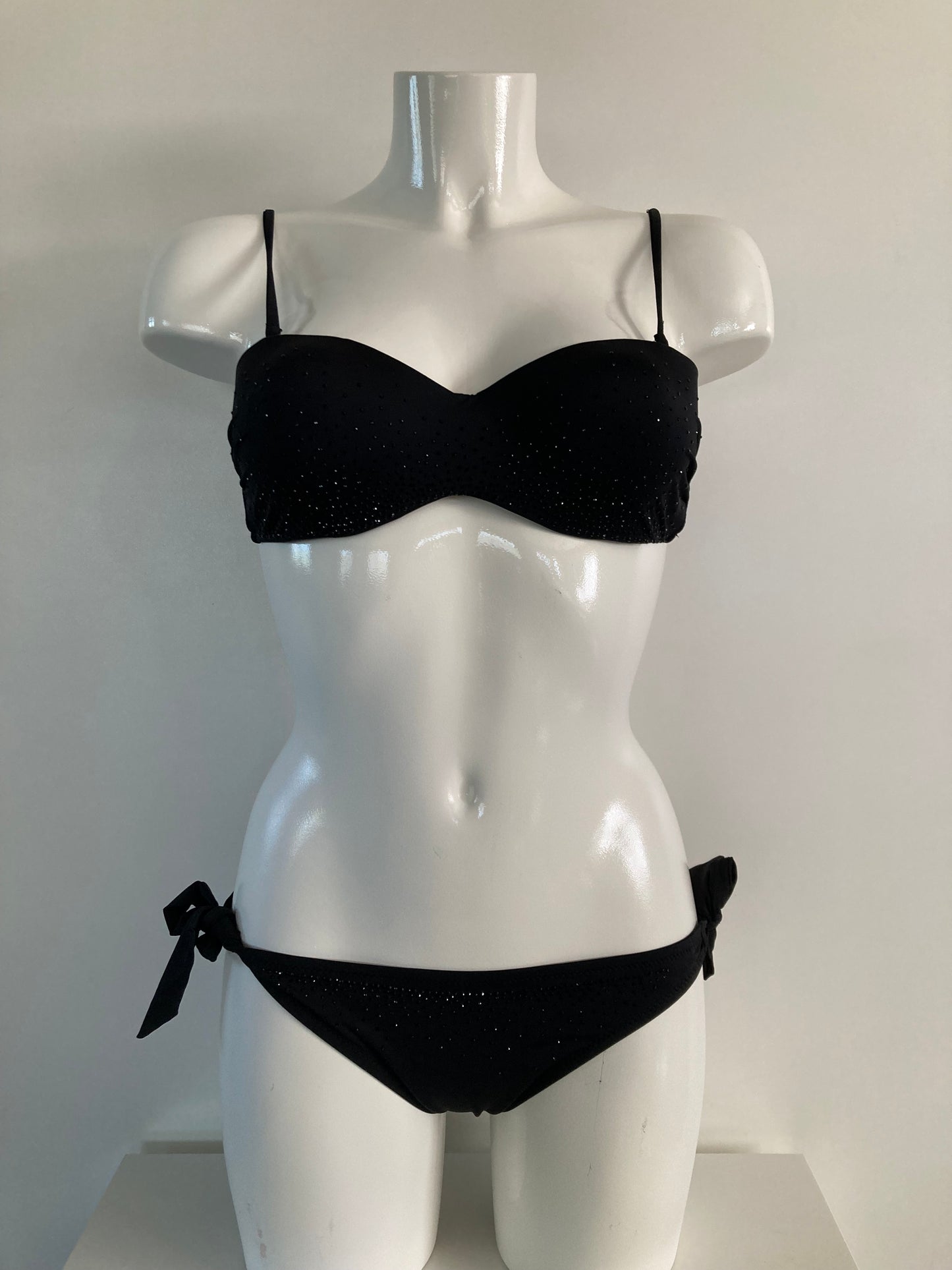 Bikini sexkiss black glitter 🚚