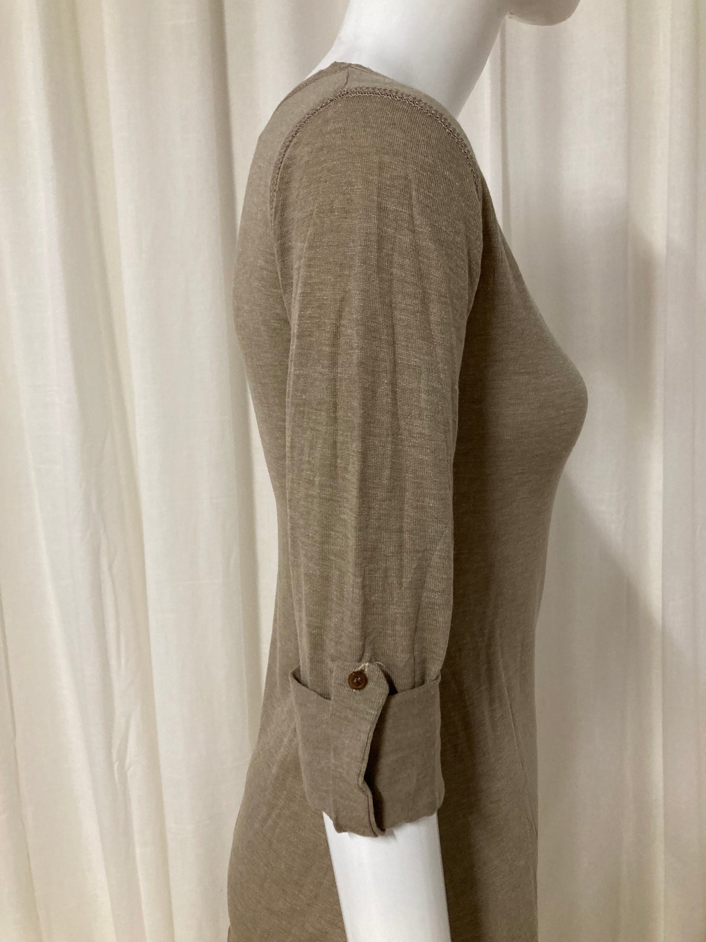 T-shirt longsleeve Anna Taupe