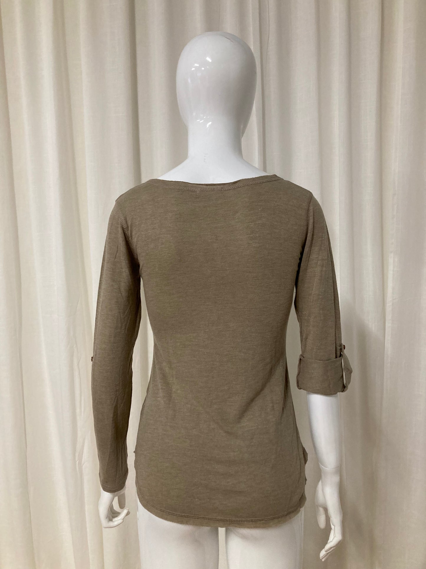 T-shirt longsleeve Anna Taupe