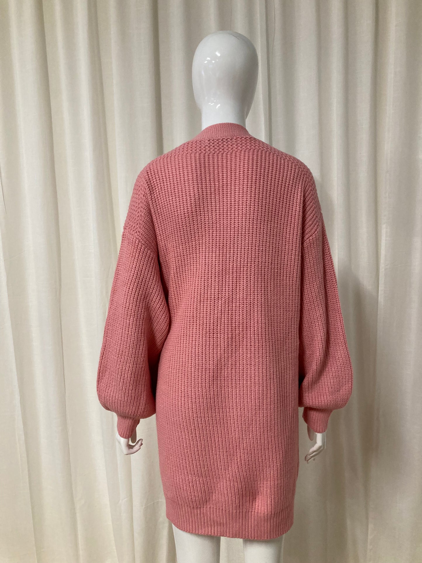 Cardigan Wrapped Long Pink One size