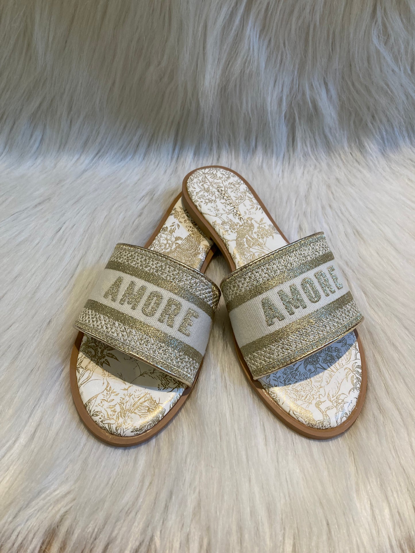 Amore Slippers goud