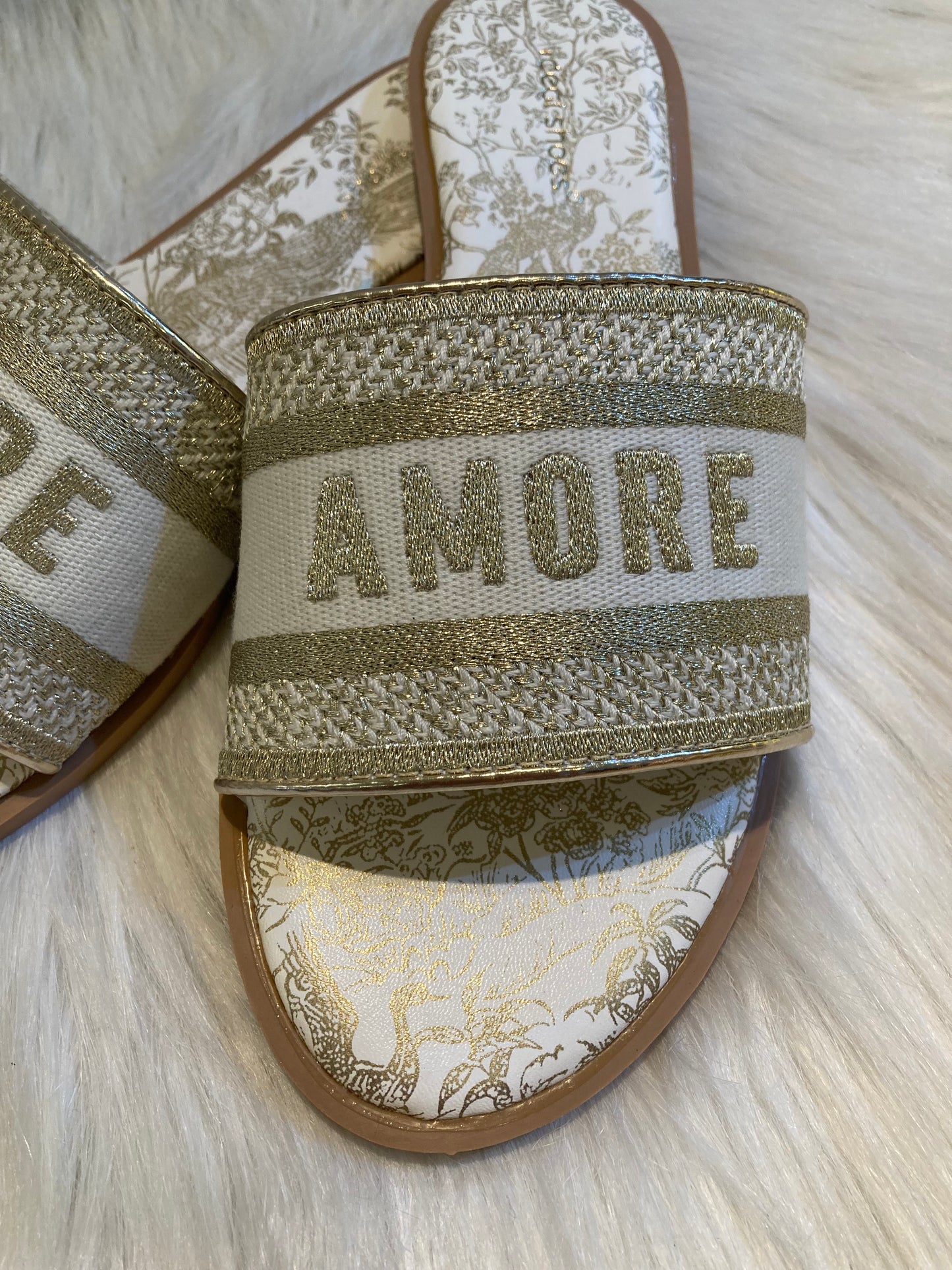 Amore Slippers goud