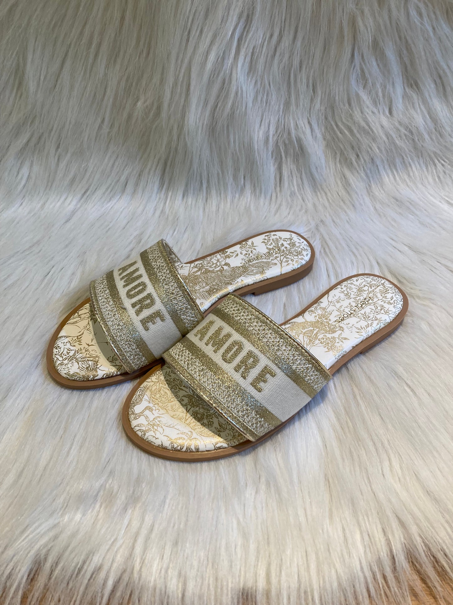 Amore Slippers goud