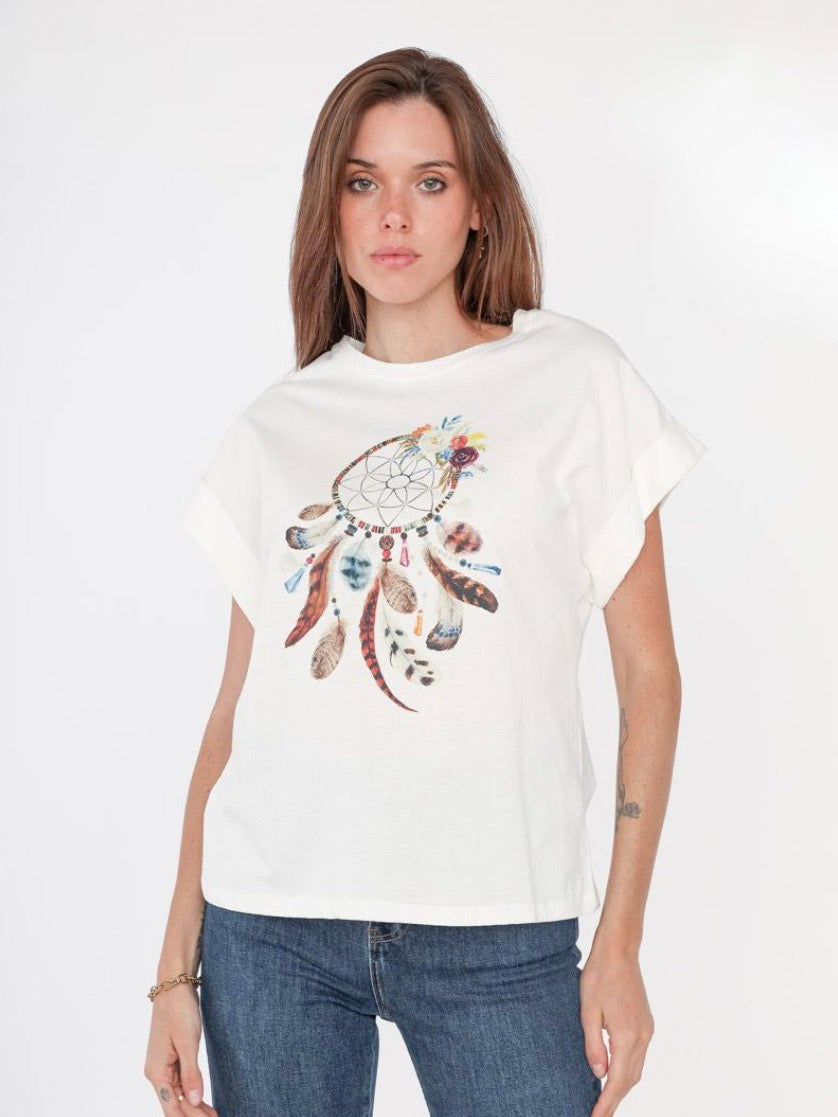 T-shirt with dream catcher