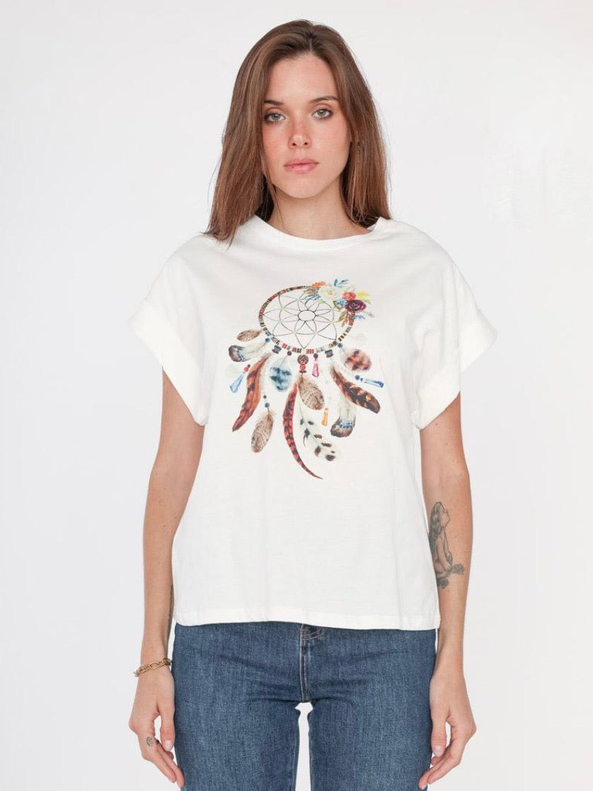 T-shirt with dream catcher