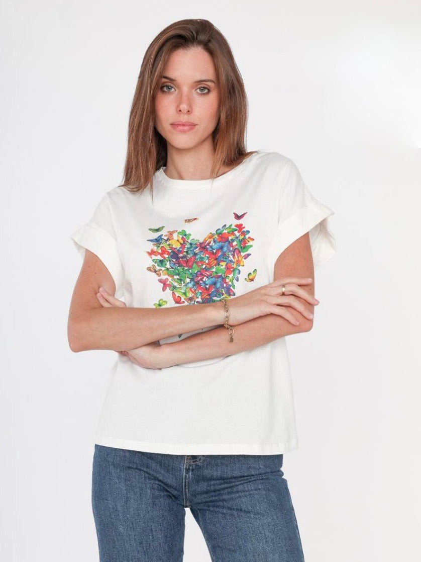 T-shirt with heart