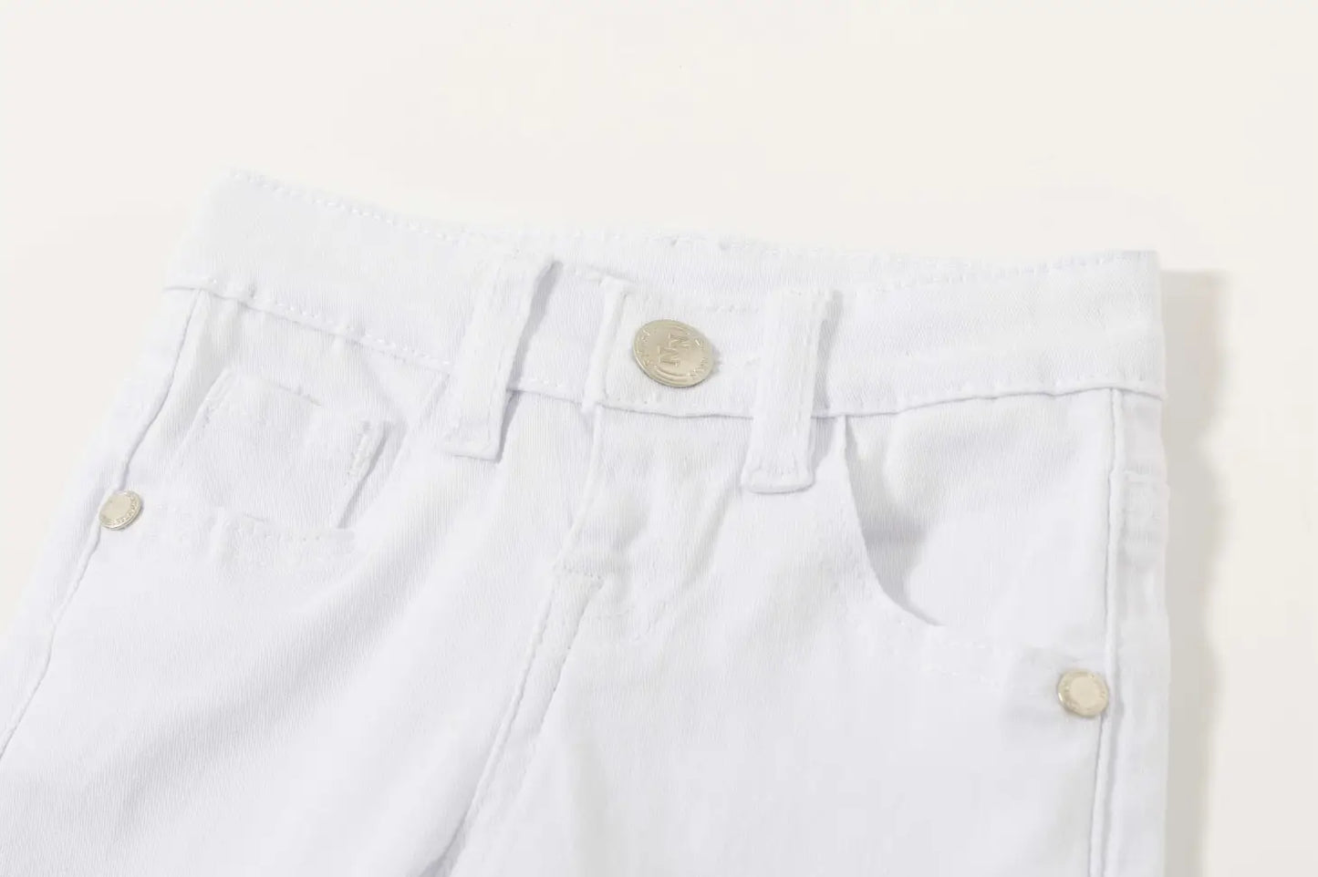 Witte jeans met 5 zakken