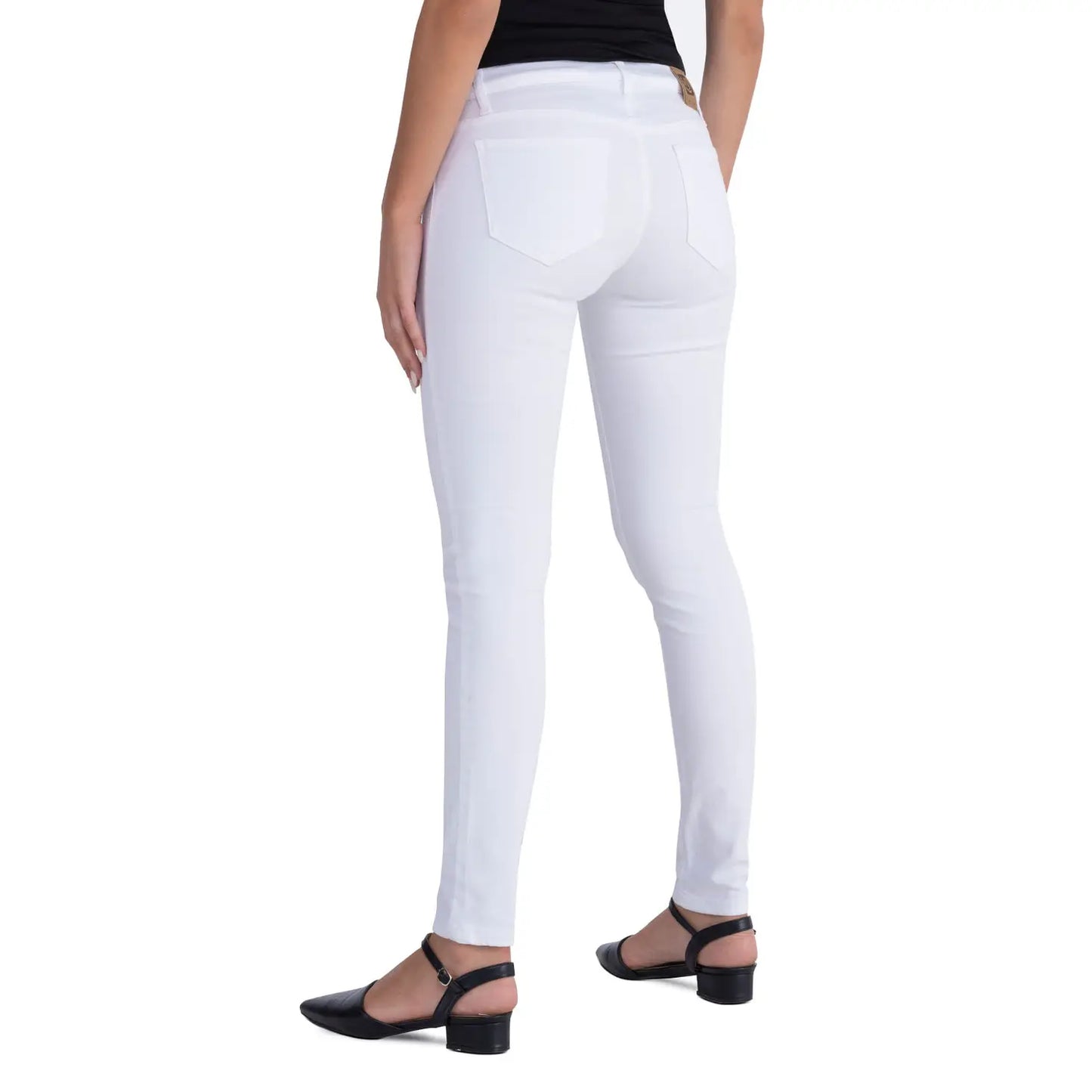 Witte zwangerschaps Jeans