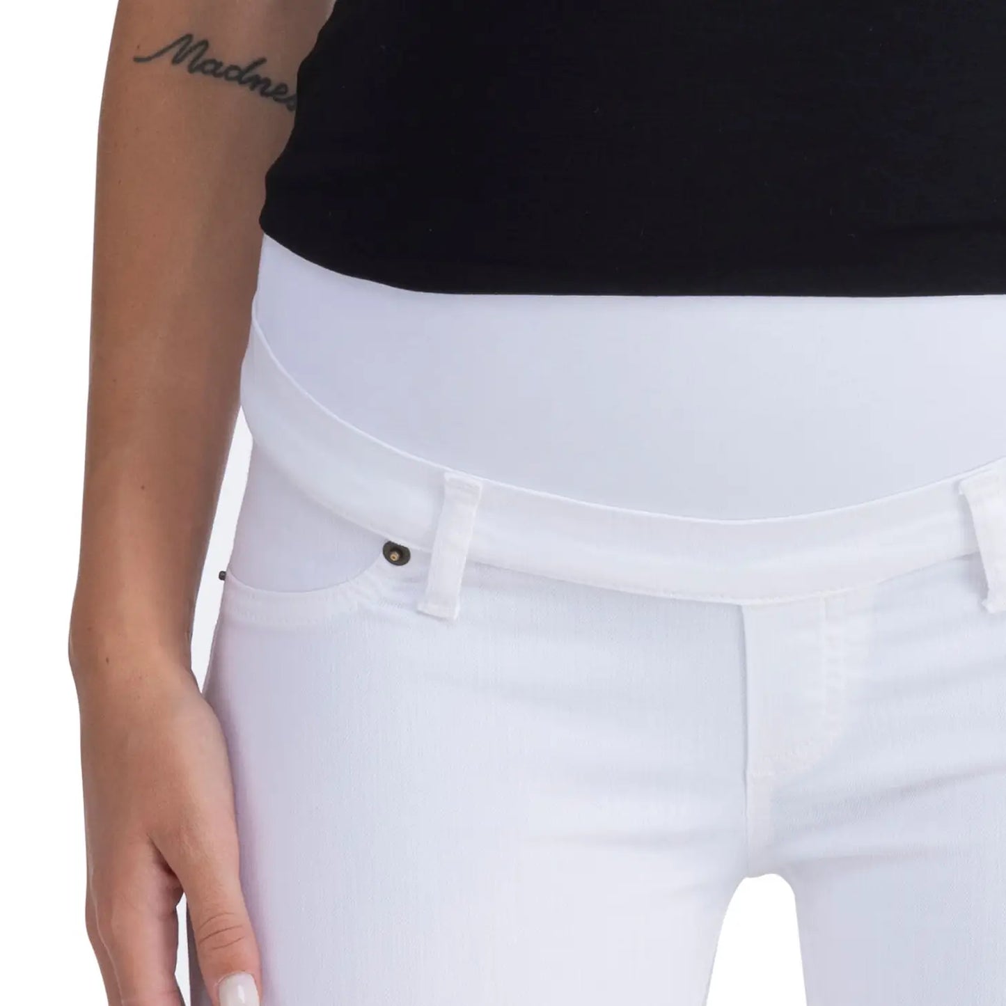 Witte zwangerschaps Jeans