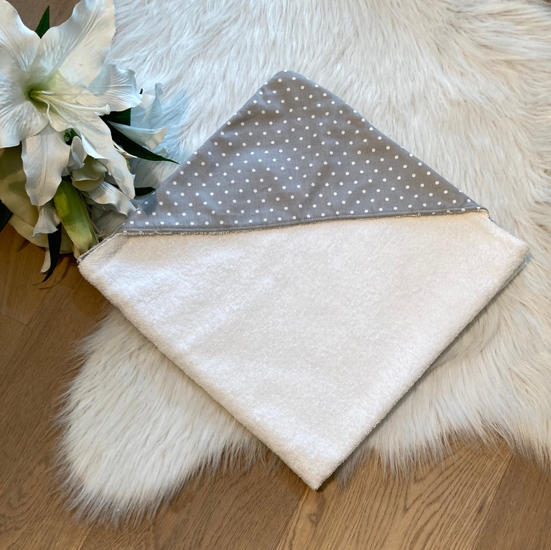 Babycape dots taupe