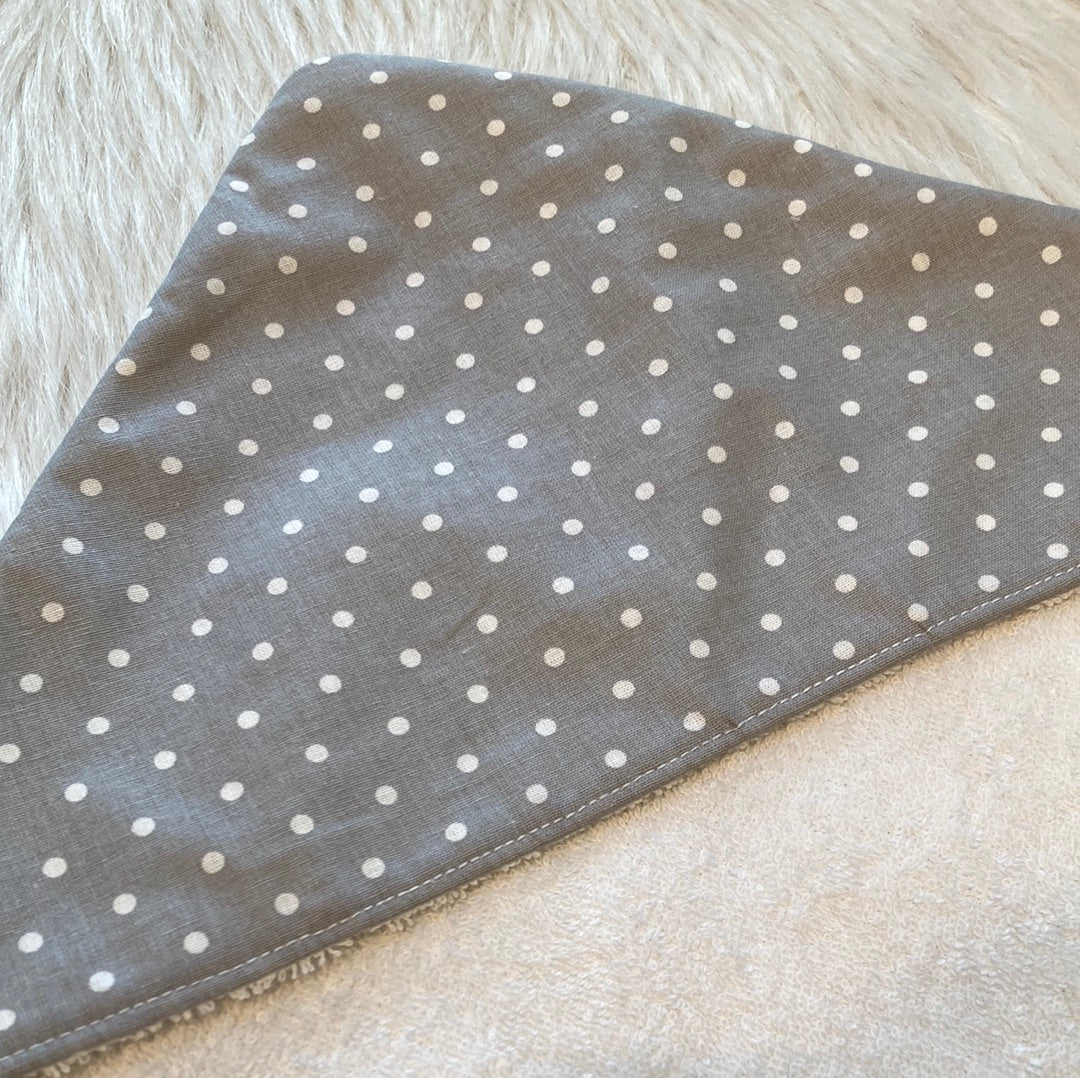 Babycape dots taupe