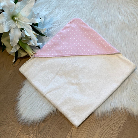 Babycape dots lichtroze