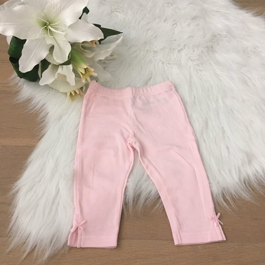 Legging uni rib roze