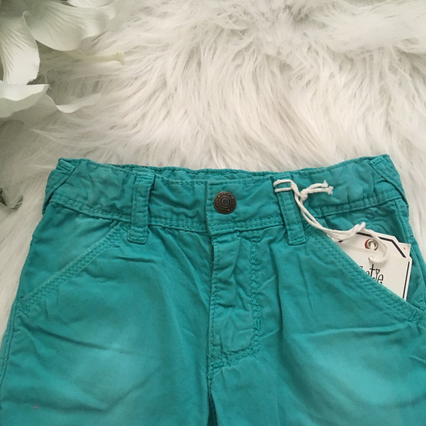 Bermuda uni twill groen