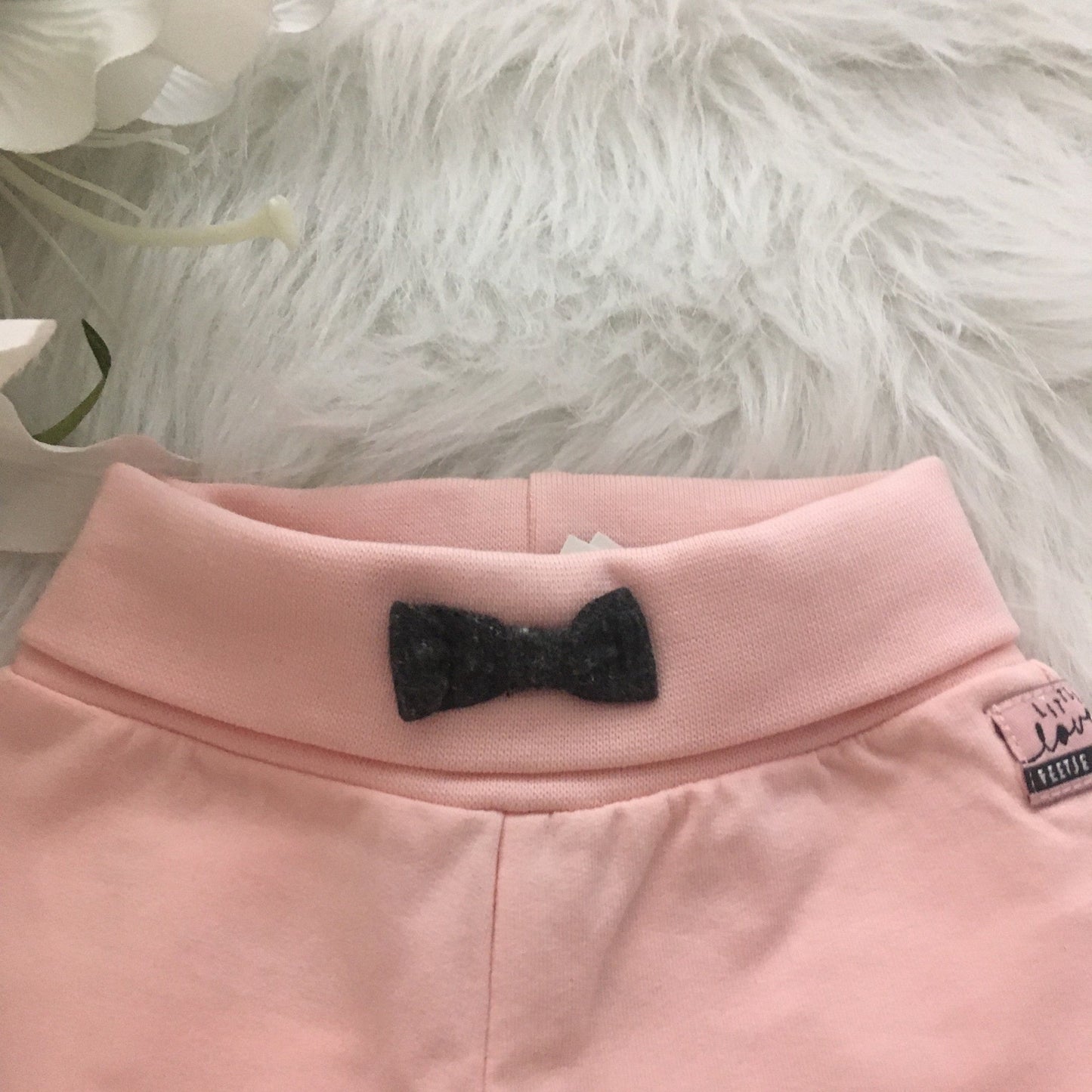 Broek uni Little Lovely pink