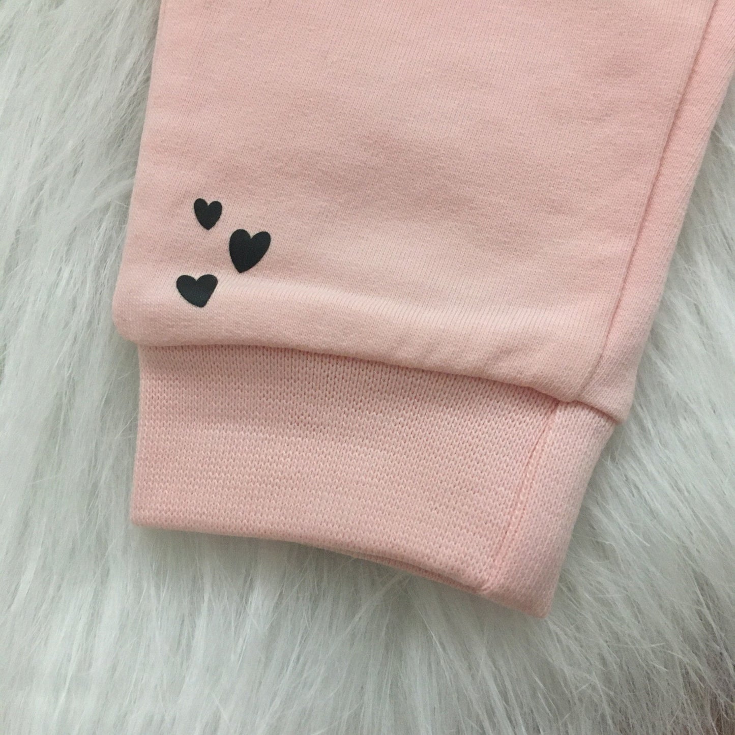 Broek uni Little Lovely pink