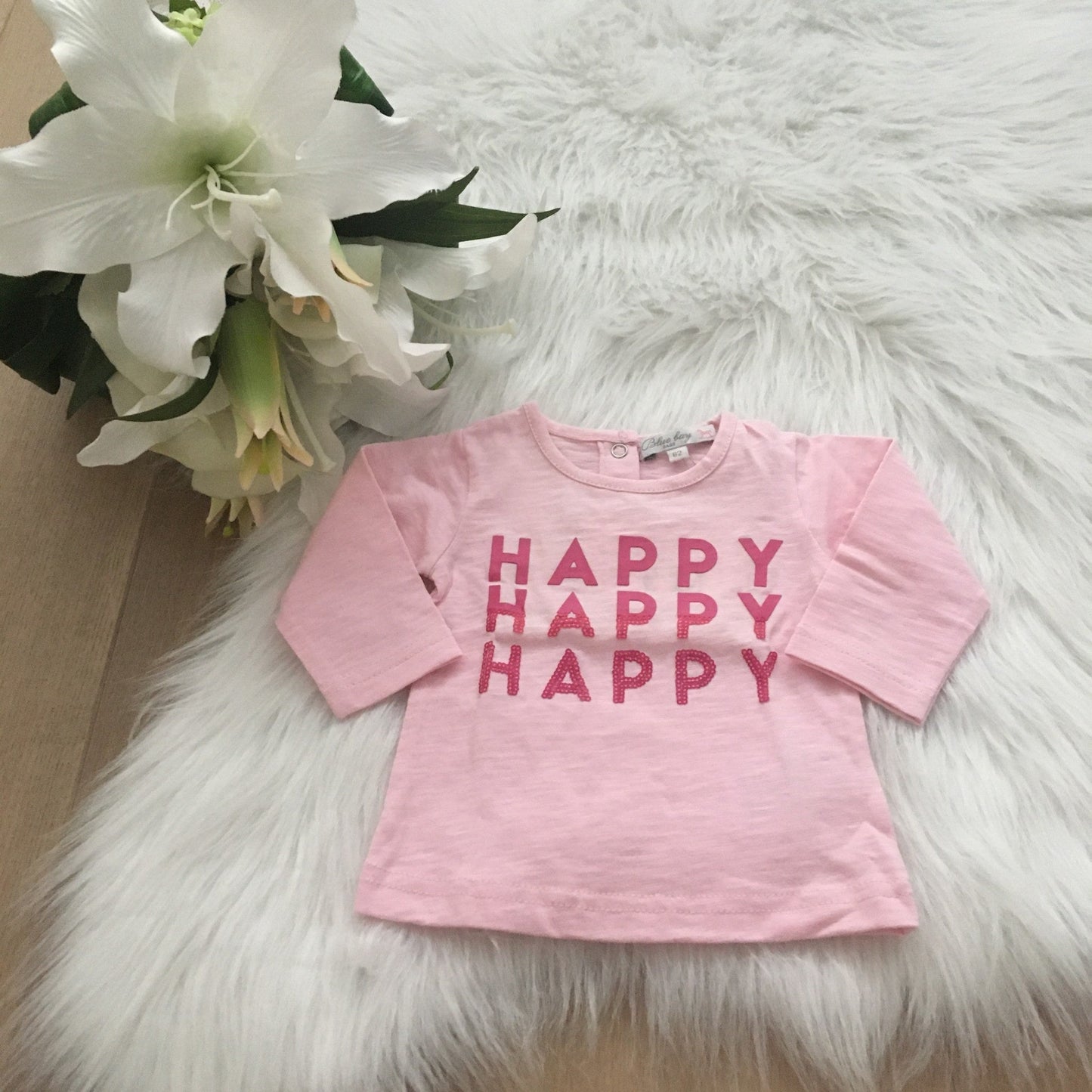 T-shirt Juliette pink happy