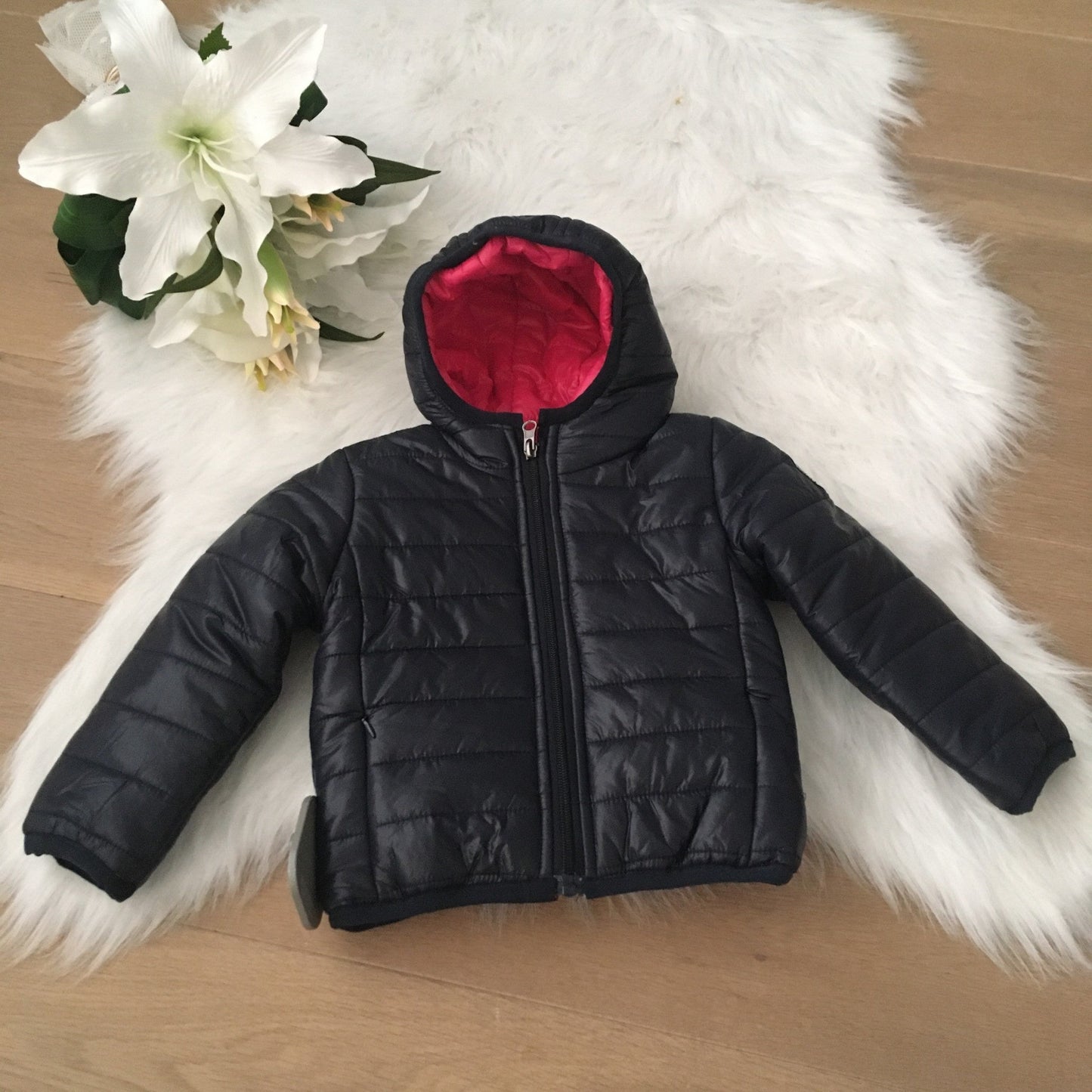 Bubbly jacket blauw