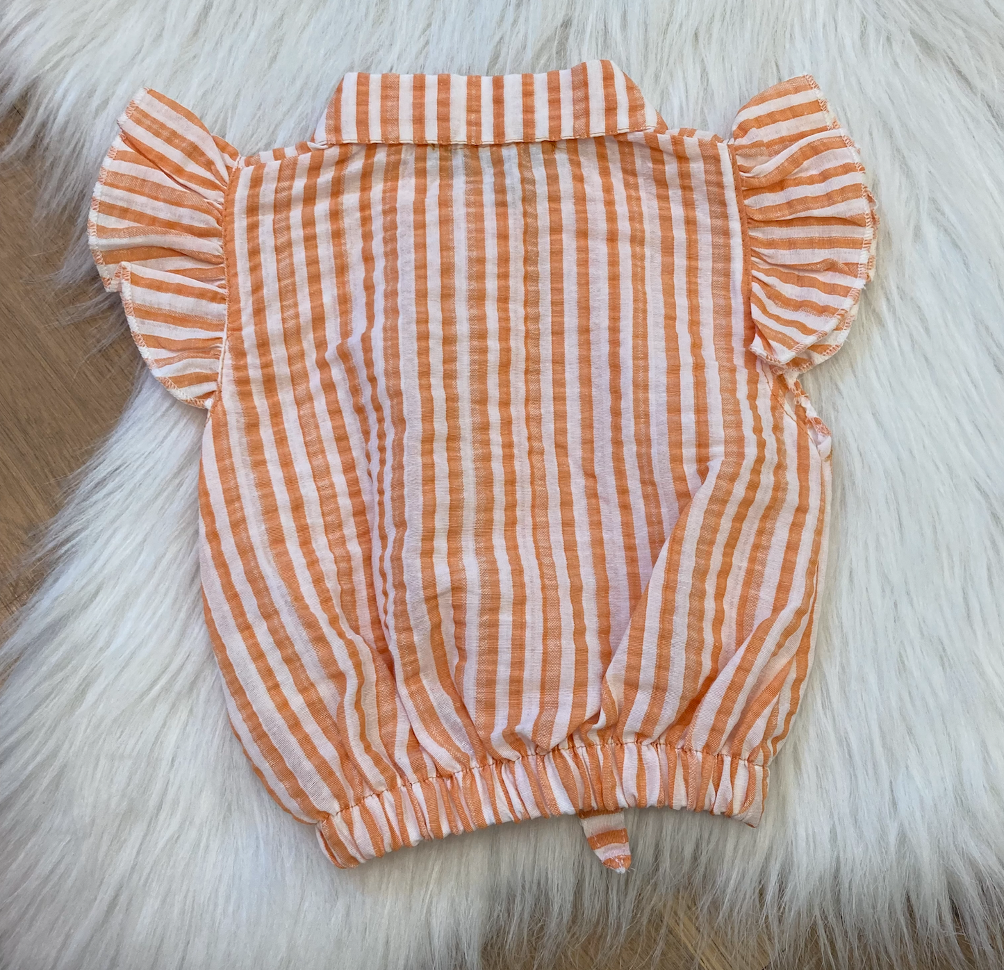 Blouse met strik Peach